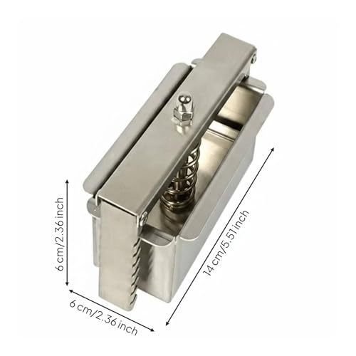 Stainless Steel Meat Multi Functional Assembly Efficient Compression Spring Suitable for Home Cooking Professional Kitchen, 0.3KG, Fixed Bottom - size: 0.3KG, style: Fixed Bottom