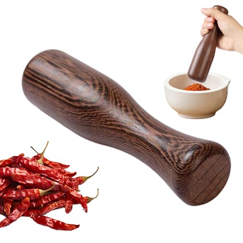 Wooden Masher Manual Ergonomic Crusher | Pickling Fermentation Sauerkraut Pounder for Meat Vegetable Cabbage Pickle Food Canning Brewing Tamping Meal Prep Kitchen
