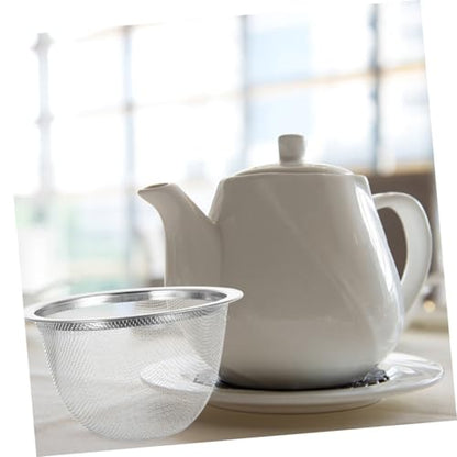 8pcs Stainless Steel Tea Infuser Basket Fine Mesh Strainer for Loose Leaf Tea Easy to Clean and Maintain - size: 7.00X7.00X5.00CM