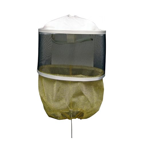 Mann Lake Alexander Veil, Cloth Binding Summer Bee Head Veil, Breathable Mesh Netting Cover, Hot Weather Beekeeping Headgear Protection for Cool, Comfortable, All Day Wear - style: String