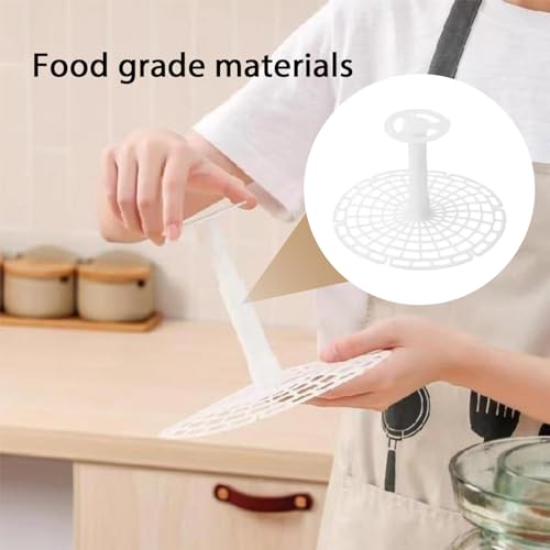 Press Plate, 7.5 Inch Fermentating Weight for Pickled Foods, Mason Jar Fermentation Kit with Handle for Kimchi Vegetables Canning Supplies, Fermenters Kitchen