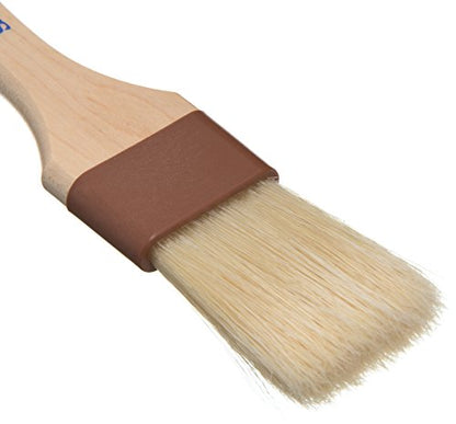 SPARTA Kitchen Basting Brush – 4037300 Basting Brush for Cooking Flat Boar Bristle Brush, Hardwood Handle for Kitchens, Restaurants, Catering, High Heat Food Prep, 1.5in - size: 8.25" x 1.5" (Pack of 1)