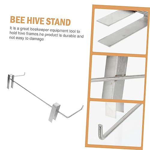 YARNOW 2pcs Honey Bee Hive Frame Holder Beehive Rack Beekeeping Stand Storage Shelf Beehive Hanger