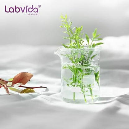 Upgrated 3 Size Low Form Beaker Set, 50ml 100ml 250ml, 3.3 Boro Glass Beakers with Printed Graduation, LVA017 - style: 3 Sizes: 50/100/250ml,each 1pc