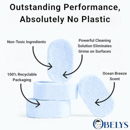 All-Purpose Cleaner Tablets - 12 Tablets - Non-Toxic, Eco-Friendly Concentrate for Powerful Cleaning and Odor Neutralization