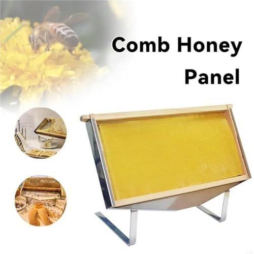 Stainless Steel Honeycomb Frame Stand Beekeeping Rack with Adjustable Leg for Honeys Cutting and Interactive Showcases