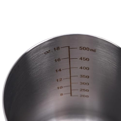 Pour Over Kettle with Thermometer, 304 Stainless Steel Drip Kettle 600ML, Long Spout Precise Control Wood Handle, for Home Coffee Tea Brewing Barista Use (White) - color: White