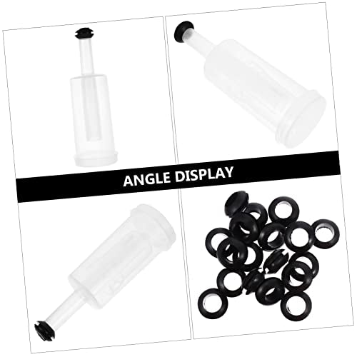 LABRIMP 1set Three-piece Silicone One-way Fermentation Stopper Kit for Home Brewing Food-grade Silicone Lids for Wine Beer and Juice Fermentation