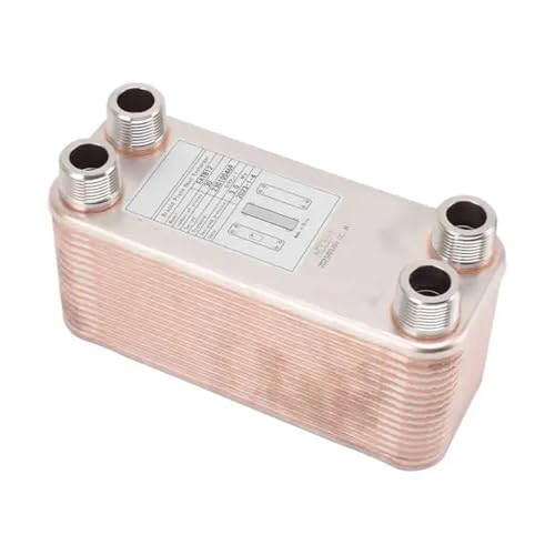 Plate Chiller Stainless Steel Brazed Plate Heat Exchanger for Beer Wort Water(EATB12-30) - size: EATB12-30