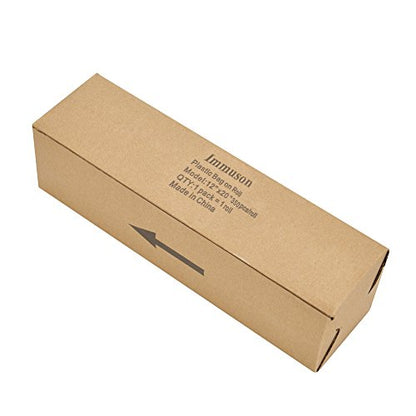 Immuson 12" x 20" Plastic Produce Bag on a Roll Food Storage Bags Clear Plastic Produce Bag for Fruits, Vegetable,Bread, Kitchen Bags (350 Bags-1 Roll) - size: 1 Roll-350 Bags