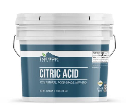 Earthborn Elements Citric Acid and Sorbitol Powder Bundle, 1 Gallon Bucket Each, Food Safe, Preservative & Sugar Substitute