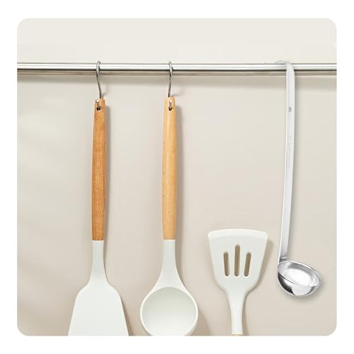 2Pcs 1oz Stainless Steel Soup Ladle, Long Handle Ladles with Pouring Rim for Cooking, Serving Soup, Sauce, Stew, Kitchen - size: 1oz