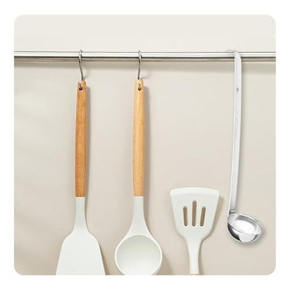 2Pcs 1oz Stainless Steel Soup Ladle, Long Handle Ladles with Pouring Rim for Cooking, Serving Soup, Sauce, Stew, Kitchen - size: 1oz