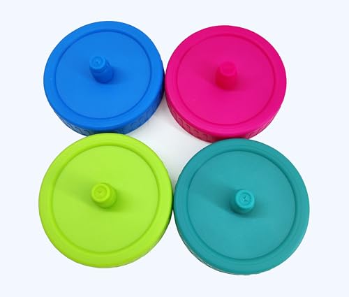 Mason Jar Fermentation lids waterless Airlock Fermenting for Pickle Fermenter Caps Wide Mouth Mason (4 Airlock) - style: 4 Airlock