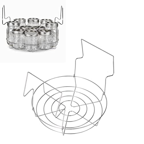 Stainless Steel Canning Rack, Water Bath Canning Rack Anti Scalding Anti Rust Save Time for Spherical Tanks for Mason Jars