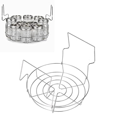 Stainless Steel Canning Rack, Water Bath Canning Rack Anti Scalding Anti Rust Save Time for Spherical Tanks for Mason Jars