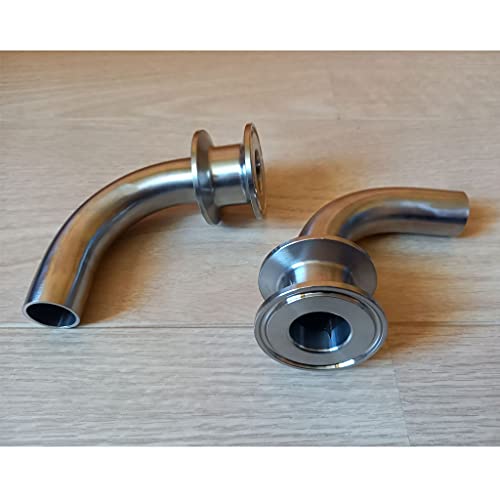 1"/1.5" Tri Clamp Pickup Tube, Stainless Steel 304 Homebrew Kettle Conical Fermenter Accessories for Bar, 1pcs