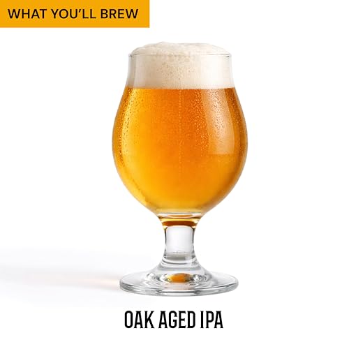 Craft A Brew Recipe Kit - Oak Aged IPA Refill - 1 Gallon - Ingredients for Home Brewing Beer - color: Oak Aged IPA