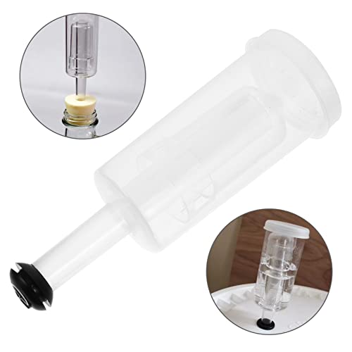 Garneck 1set Craft Beer Brewing Accessory Stopper Silicone Plugs Home Brew Supplies Brew One-way Valve Wine Stopper for Bottles