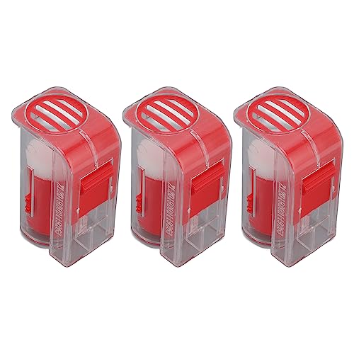 Queen Bee Marking Cage, Premium Durable Plastic Plunger Style One Handed, Queen Catcher Tool, Mesh Grid for Safe Efficie - color: Red