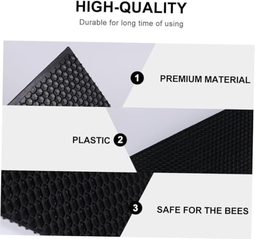 Plastic Foundation for Bee Frames Beehive Waxed Coated Foundation Sheet Beehive Foundation Sheets Bees Hive Base Beekeeping Tools Beehive Foundation 10 Sheets
