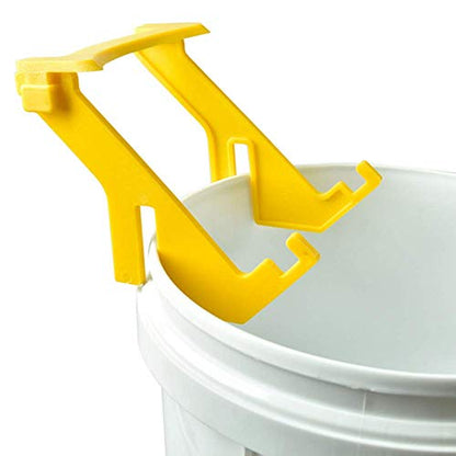 Yellow Plastic Bee Honey Bucket Rack Frame Grip Holder Beekeeping Beekeepers Tool