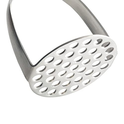 Millvado Potato Masher Stainless Steel, Best Mashed Potatoes Masher Kitchen Tool, Potato Smasher For Potatoe, Avocado, Sweet Potato, Beans, Large Heavy Duty Metal Mashing Utensil, 12.5 Inch - color: Potato Masher