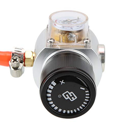 Thread CO2 Charger CO2 Charger Kit, CO2 Gas Regulator Kit Gas Regulator with Hose Accessories for Soda Beer Keg Brewing
