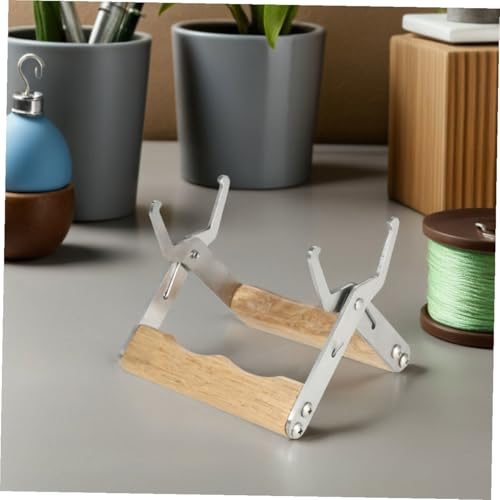 4pcs Stainless Steel Beekeeping Frame Gripper and Bee Hive Frame Holder Set with Wood Handle for Honey Harvesting and Hive Inspection Tools