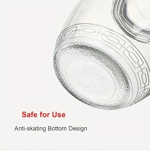 Fermentation Jar, 2.5L Pickle Jar with Water Seal Glass Lid | Food Grade, Clear Glass, Fermentation Kit Fermenter Starter for Making Pickles, Kimchi, Sauerkraut, Kombucha - size: 2.5 l Water Seal