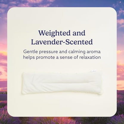 warmies Microwavable Neck & Shoulder Wrap - Heating & Cooling Plush Pad for Calming Relaxation - Weighted & Heated Neck Warmer with Scented Lavender - Microwave Heat Pad for Aches & Pain - Cream - color: Cream