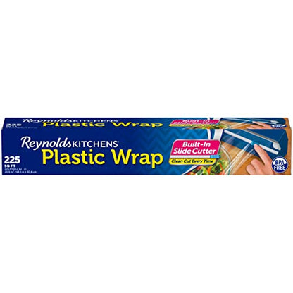 Reynolds Kitchens Quick Cut Plastic Wrap, 225 Square Feet - size: 225 Sq Ft (Pack of 1)