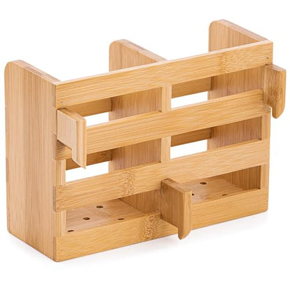Bamboo Utensil Holder for Dish Rack - Flatware, Cutlery and Utensil Drying Caddy - Fits Bambusi Bamboo Dish Drying Racks Natural - style: Utensils Holder