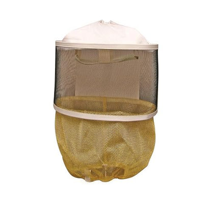 Mann Lake Alexander Veil, Cloth Binding Summer Bee Head Veil, Breathable Mesh Netting Cover, Hot Weather Beekeeping Headgear Protection for Cool, Comfortable, All Day Wear - style: Elastic