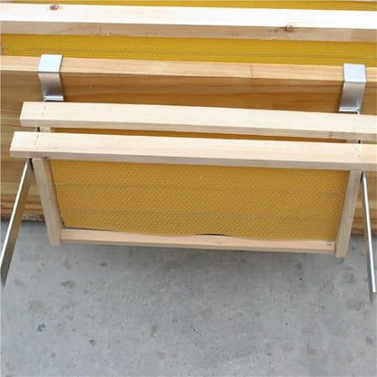Beehive Frame Holder 4pcs Stainless Steel Beekeeping Frame Support Holder Multifunctional Rustproof Beehive Support Rack Stable Bee Hive Tool for Beekeeper Beekeeping(11-22.5cm) - color: 11-22.5cm
