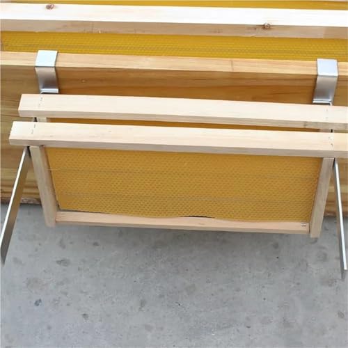 Beehive Frame Holder 4pcs Stainless Steel Beekeeping Frame Support Holder Multifunctional Rustproof Beehive Support Rack Stable Bee Hive Tool for Beekeeper Beekeeping(15-24.5cm) - color: 15-24.5cm