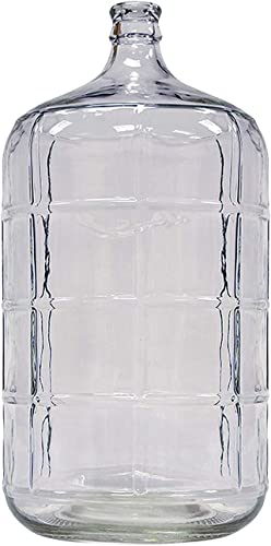 Home Brew Ohio 6 Gallon Glass Carboy with Deluxe Accessories (Carboy cap, drilled bung, three piece airlock, carboy dryer, carboy wedge, handle)
