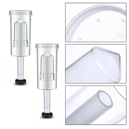3-Piece Fermentation Airlock Set with Grommet for Beer Wine Making - BPA Free Plastic S-Shaped Bubble Design Homebrewing Kit 118mm