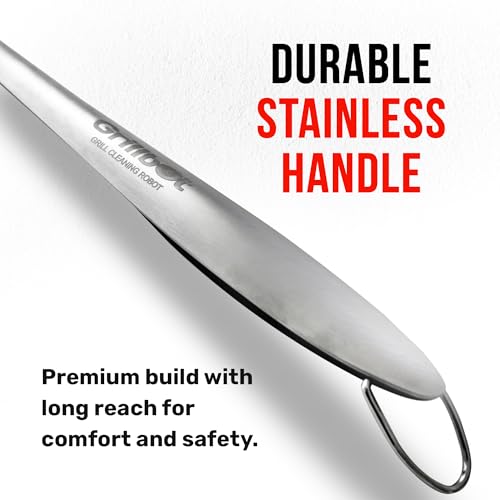 Grillbot BBQ Grill Spatula for Outdoor Grill, Heavy-Duty Multi-Function Stainless Steel Griddle with Serrated Cutting Edge & Bottle Opener, Long Handle BBQ Spatula, Dishwasher Safe - color: BBQ Spatula