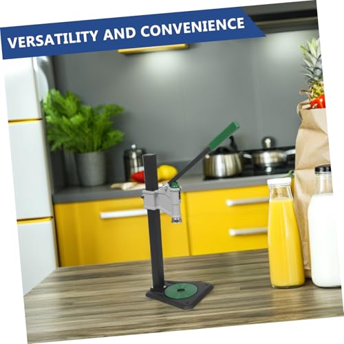 Angoily Manual Tabletop Bottle Capper Tool for Home Brewing and Soda Bottles, Heavy Duty Iron Construction with Adjustable Height for 26mm/29mm Caps, Stable Base and Easy Cleaning,