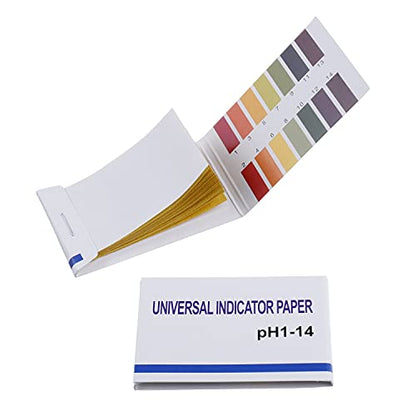 BOJACK 20 Pack 80 Strips (1600 Strips) pH 1-14 Test Paper Extensive Test Paper Litmus Test Paper 400 Strips pH Test for Water Soil Testing Pet Food pH Monitoring - size: 20 Packs