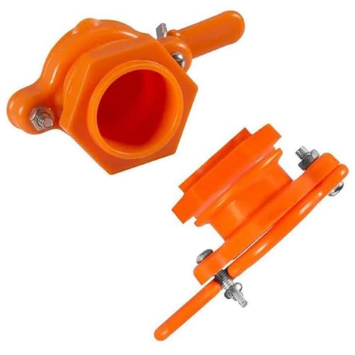 Honey Gate 6Pcs Honey Gate Valve for Bucket Honey Gate Honey Extractor Tap Beekeeping Supplies Orange for Beekeeper