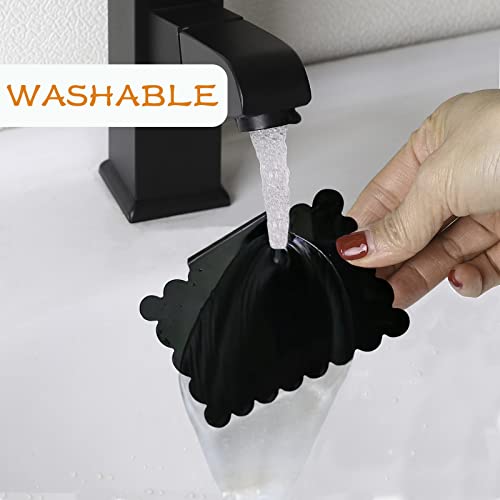 20 Reusable Basket Labels with Clip-On Design, Perfect for Kitchen and Closet Organization, Includes 2 White Chalk Markers - style: Flower 20