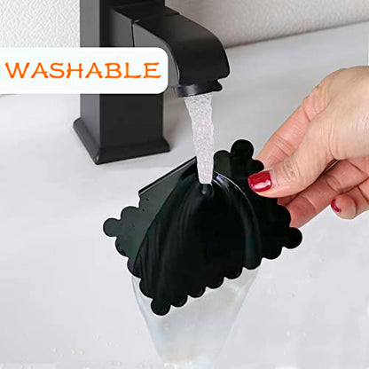 20 Reusable Basket Labels with Clip-On Design, Perfect for Kitchen and Closet Organization, Includes 2 White Chalk Markers - style: Flower 20