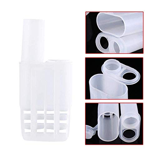 Sweet Bee 50 pcs JZBZ Queen cage Plastic Hair Roller Cages Non-Grafting Beekeeping Queen cage