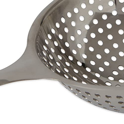 RSVP International Endurance Kitchen Collection Pierced Straining Tools, Pasta Scoop, 18/8 Stainless Steel - size: Pasta Scoop