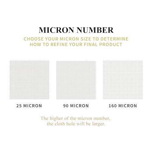 Gutenberg's 2x4.5 inch Tough Tea Micron Filter Bags 25-50 Packs | Nylon Filter Bags | All Micron Sizes (25, 90u Micron) - size: 90u Micron