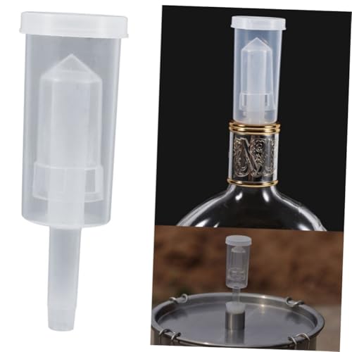ABOOFAN 3-Piece Fermentation Lock -Way Valve for Homebrew Wine and Beer Making Sturdy Easy to Use Suitable for Home Brewers and Enthusiasts - size: 1 pcs