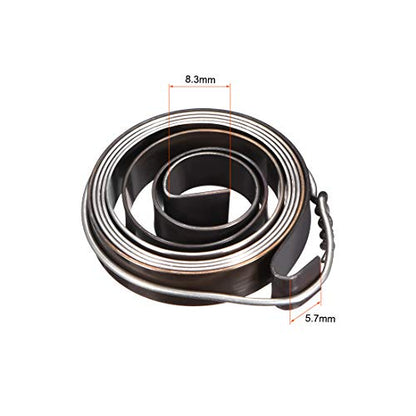 uxcell Drill Press Return Spring, Quill Spring Feed Return Coil Spring Assembly, 2.2Ft Long, 35 x 8 x 0.8mm 2PCS