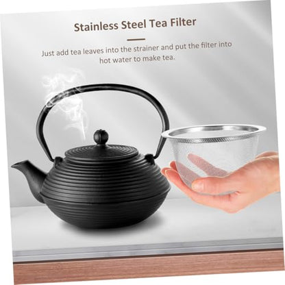 8pcs Stainless Steel Tea Infuser Basket Fine Mesh Strainer for Loose Leaf Tea Easy to Clean and Maintain - size: 7.00X7.00X5.00CM